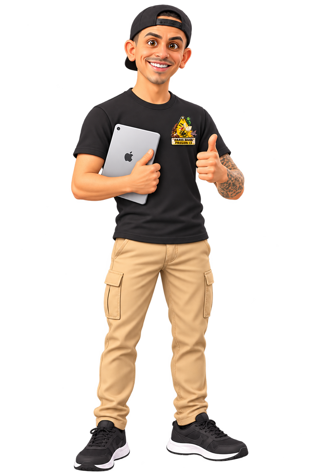 Mon avatar de Guillaume avec mon iPad